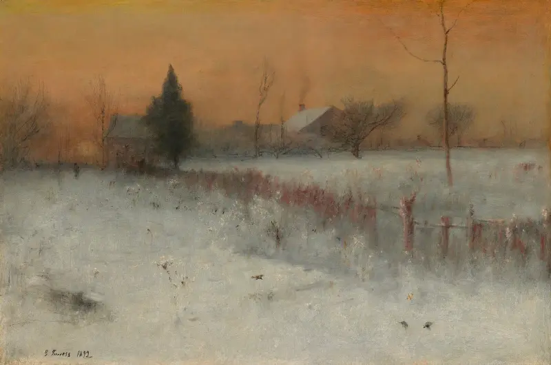 Heim in Montclair von George Inness