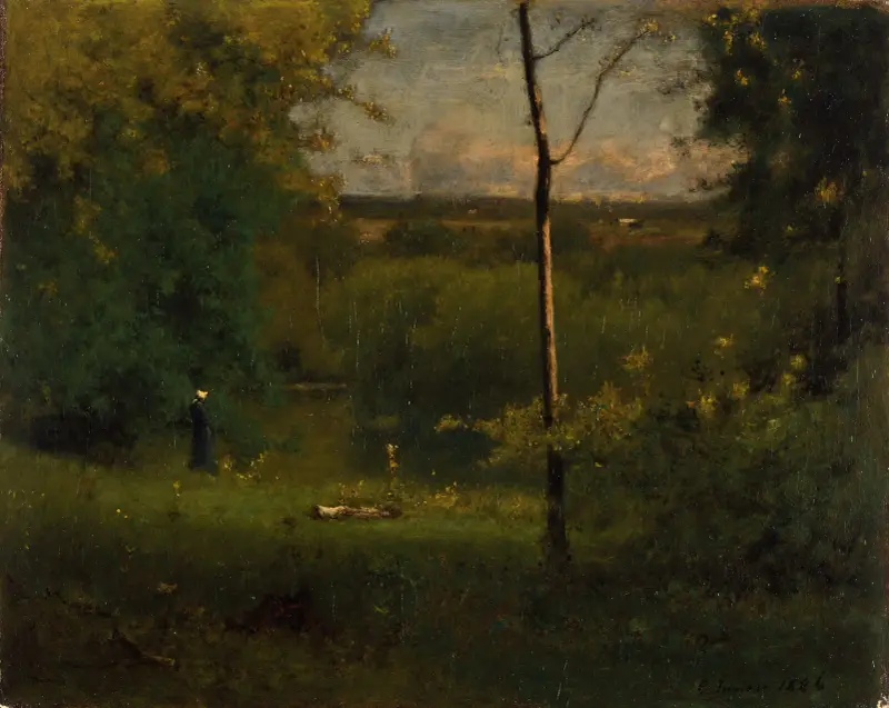 Utsikt över floden av George Inness