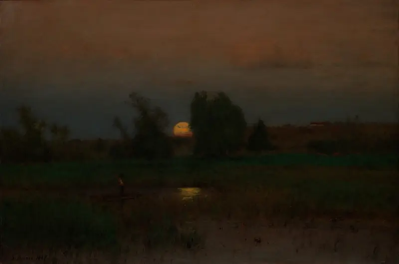 Månuppgång av George Inness
