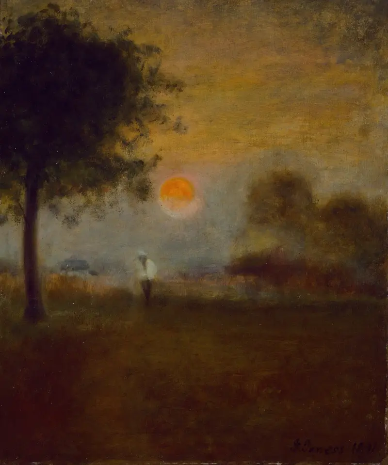 Månuppgång av George Inness