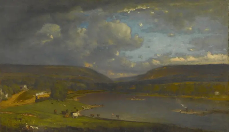 Na řece Delaware, George Inness