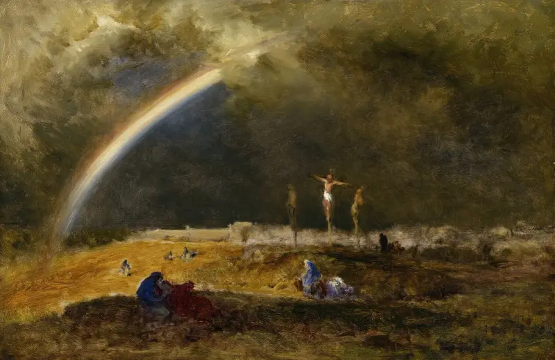 Der Triumph auf Golgatha von George Inness