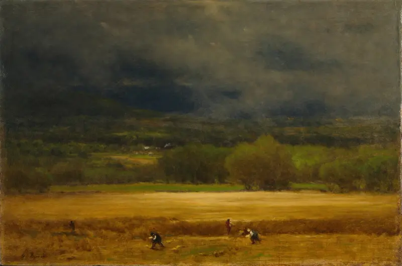 Das Weizenfeld von George Inness