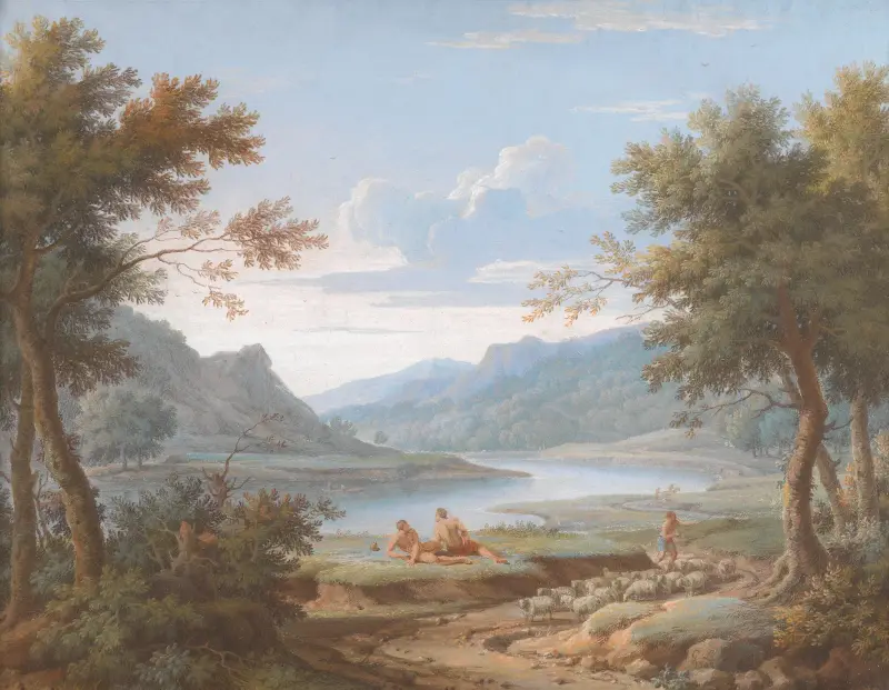 Arkadische Landschaft von George Lambert