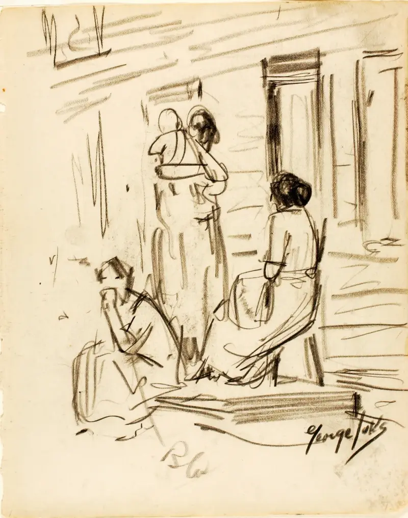 Group of Figures av George Luks