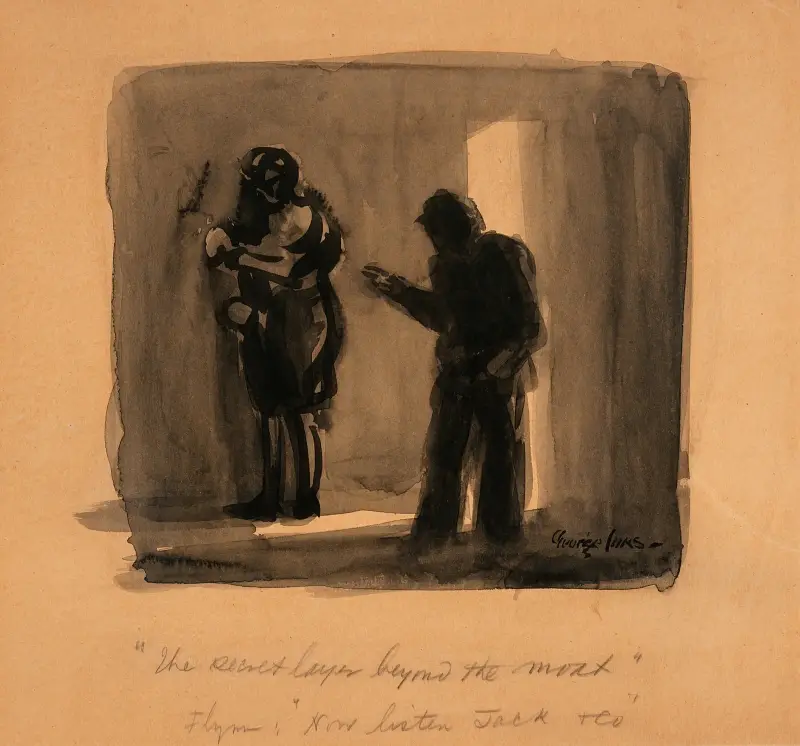 Jack Dempsey im Training von George Luks