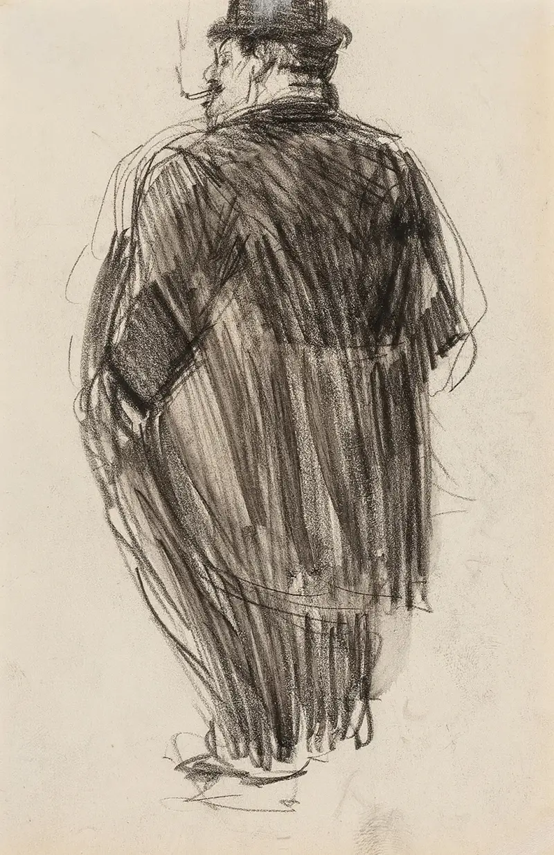 Man Smoking von George Luks