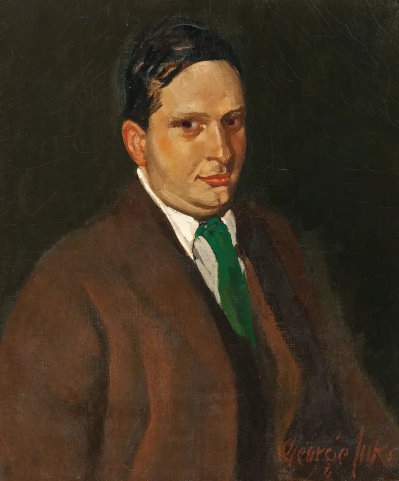 Zielony krawat (Portret Edwarda H. Smitha), George Luks