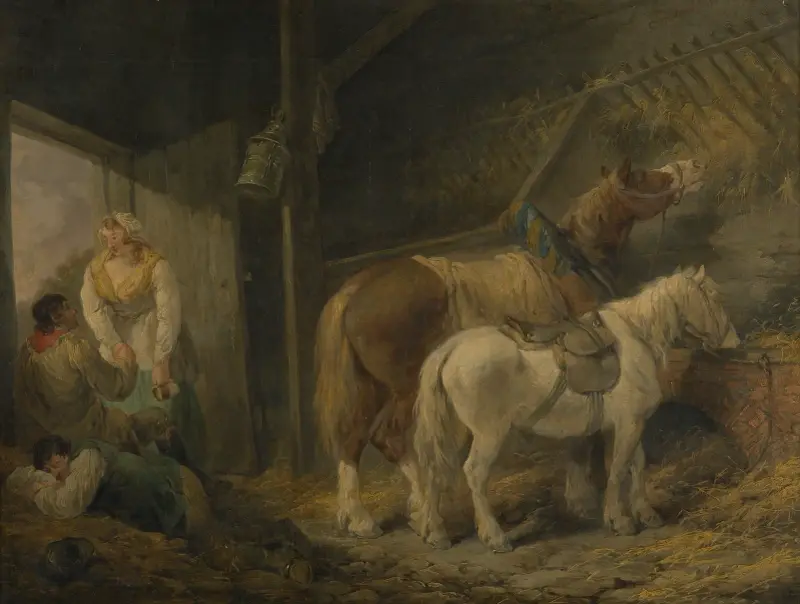 Vozkova stáj, George Morland