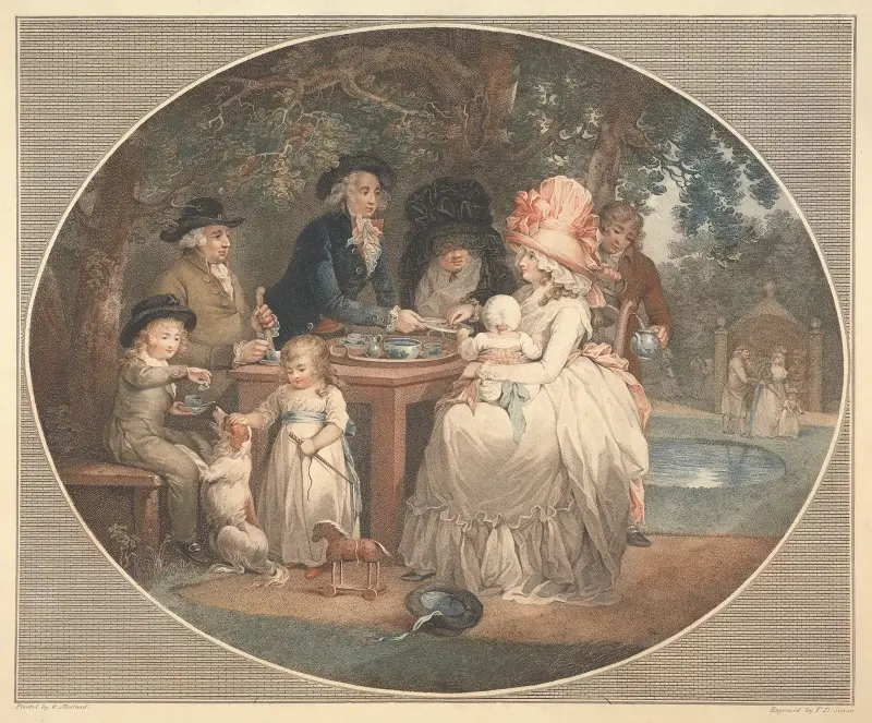 A Tea Garden von George Morland