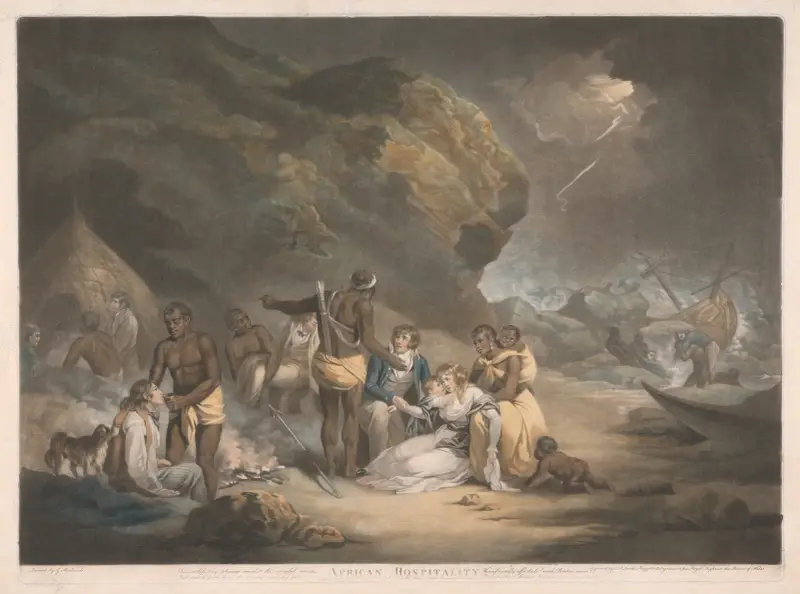 Afrikansk gästfrihet av George Morland