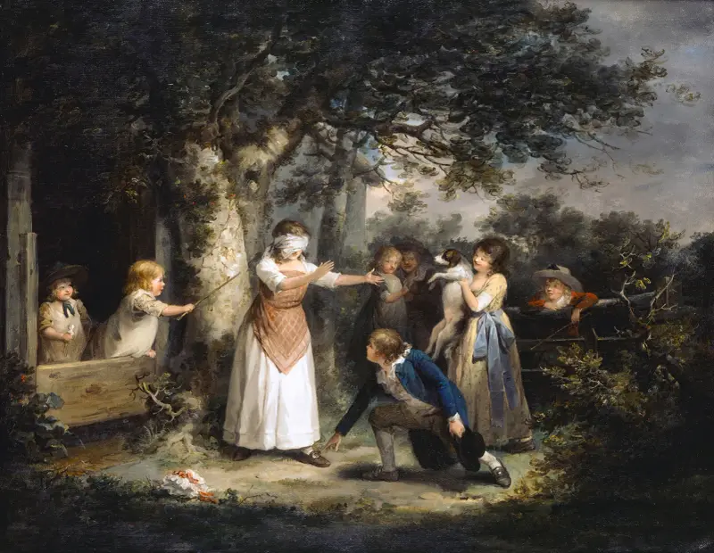 Slepá bába, George Morland
