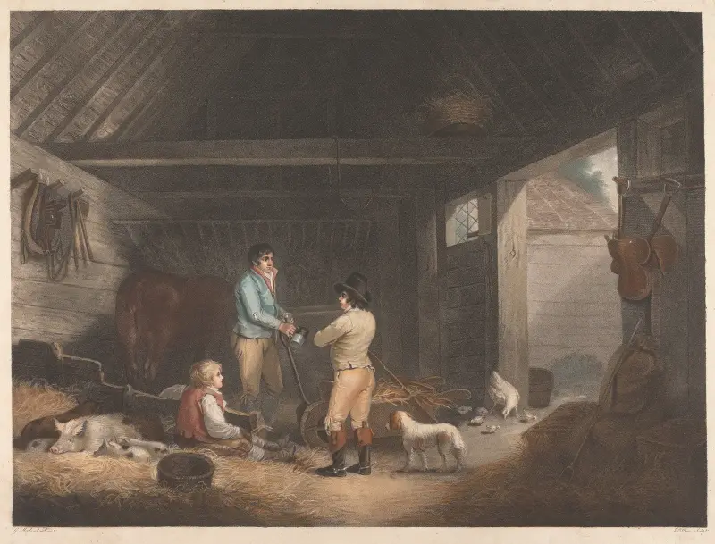 Kväll eller postpojkens återkomst av George Morland