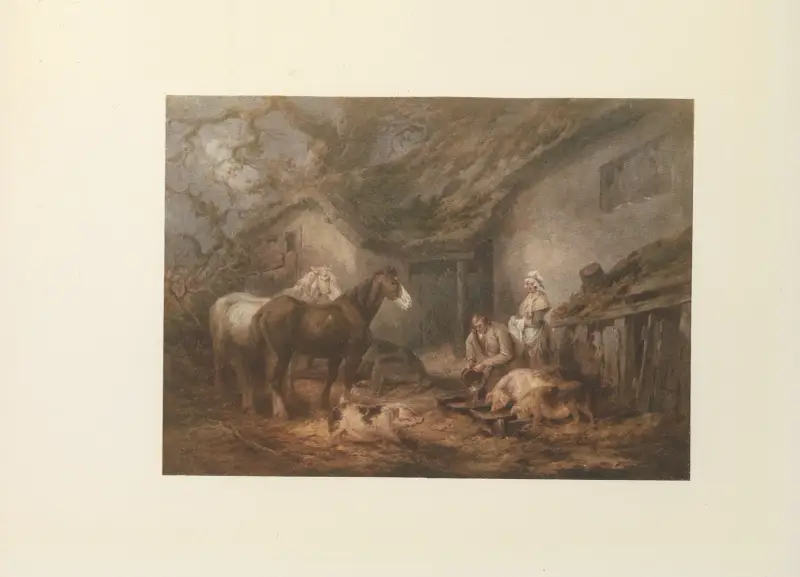 Feeding Time von George Morland