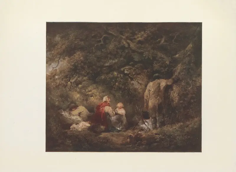 Zigenare i en skog av George Morland