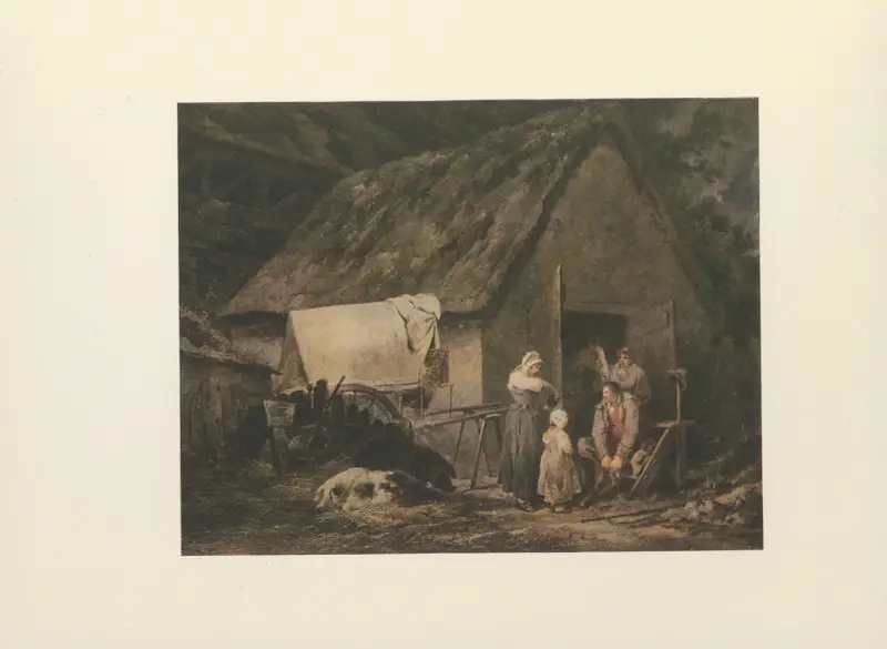Morgon; eller gårdfarihandlarna gör sig redo för marknaden av George Morland