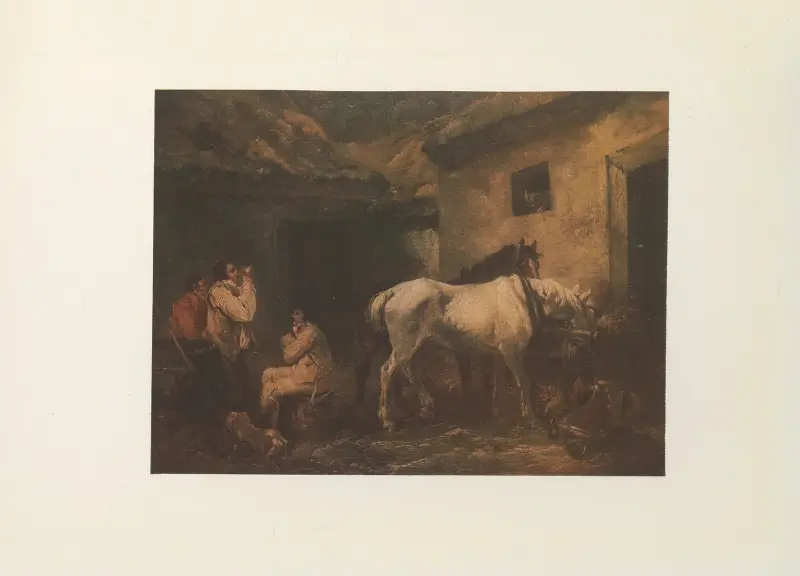 Posthästar och hästar som vilar av George Morland
