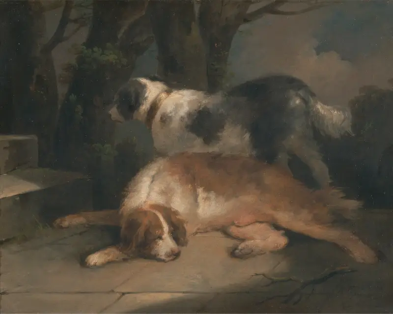 Setters, 1798 von George Morland