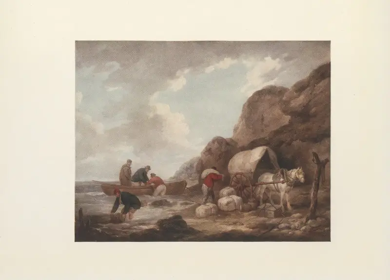 Smugglare, Isle of Wight (1700-talet) av George Morland