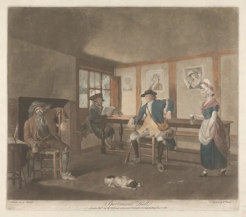 Sportsman’s Hall av George Morland
