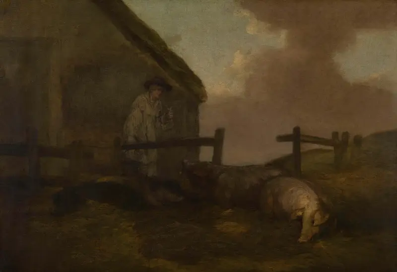 Der Schweinehirt von George Morland