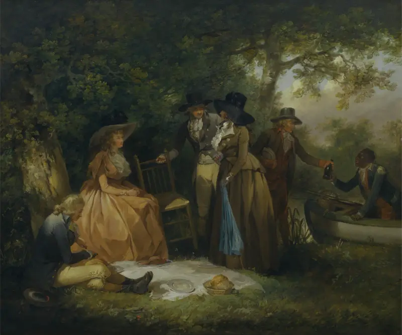 Wędkarzy posiłek, George Morland