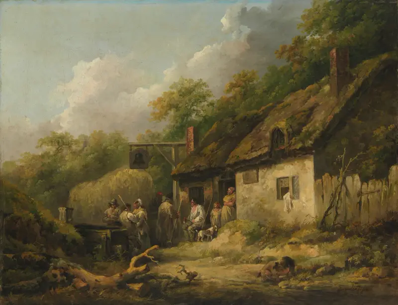 The Bell Inn av George Morland