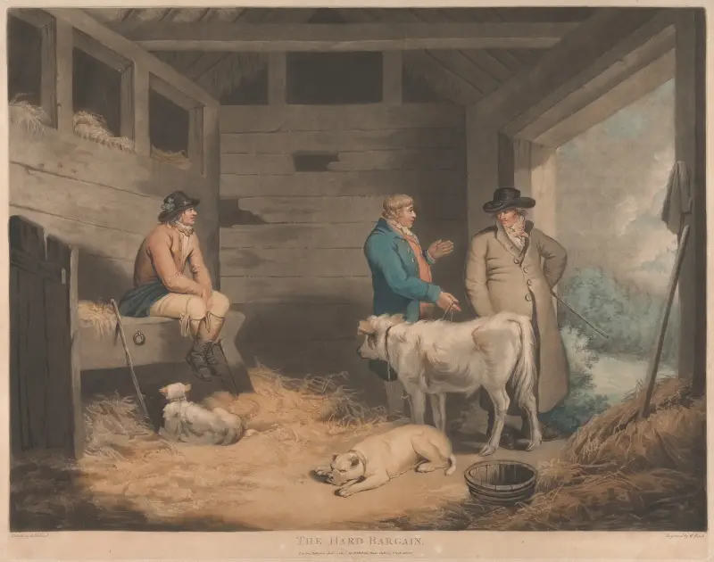 The Hard Bargain von George Morland