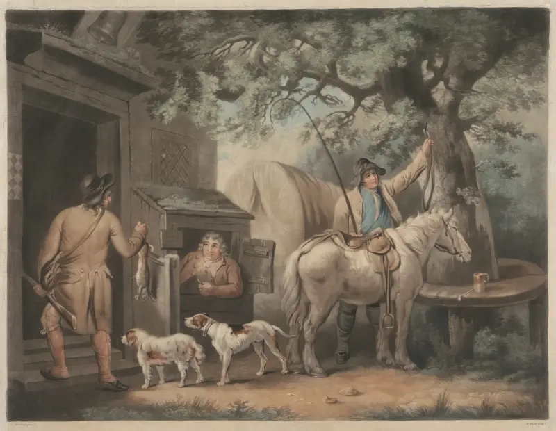 Jägarens återkomst av George Morland