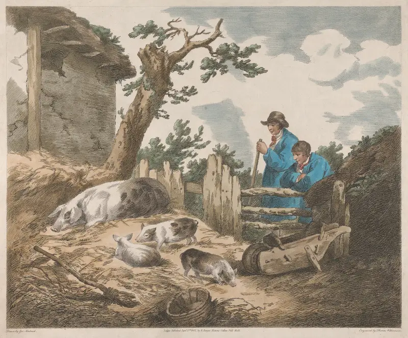 Den unge handelsmannen av George Morland