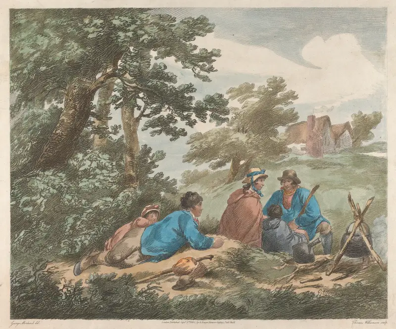 Trötta romer av George Morland