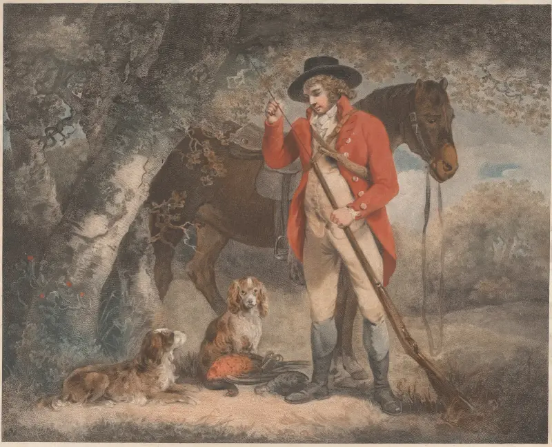 Morkulla och fasanjakt av George Morland