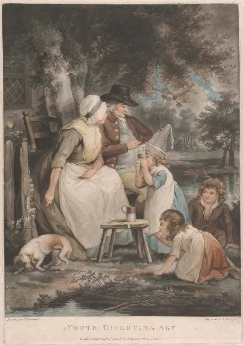 Ungdomen fördriver tiden av George Morland
