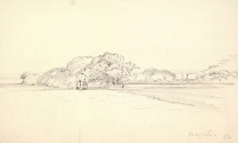 Landskap vid Margate av George Richmond