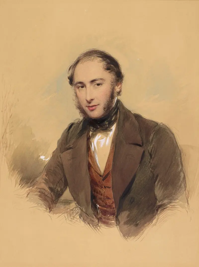 Portrait of a Gentleman av George Richmond