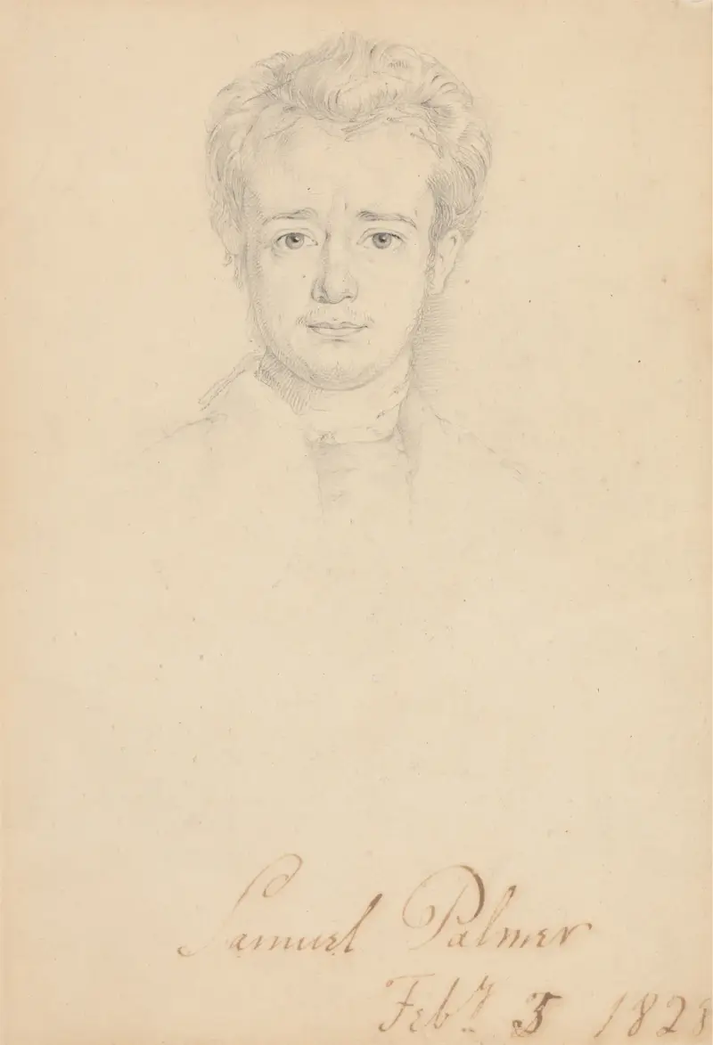 Portrait of Samuel Palmer, February 5, 1828 av George Richmond
