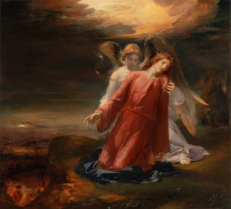 The Agony in the Garden of Gethsemane av George Richmond