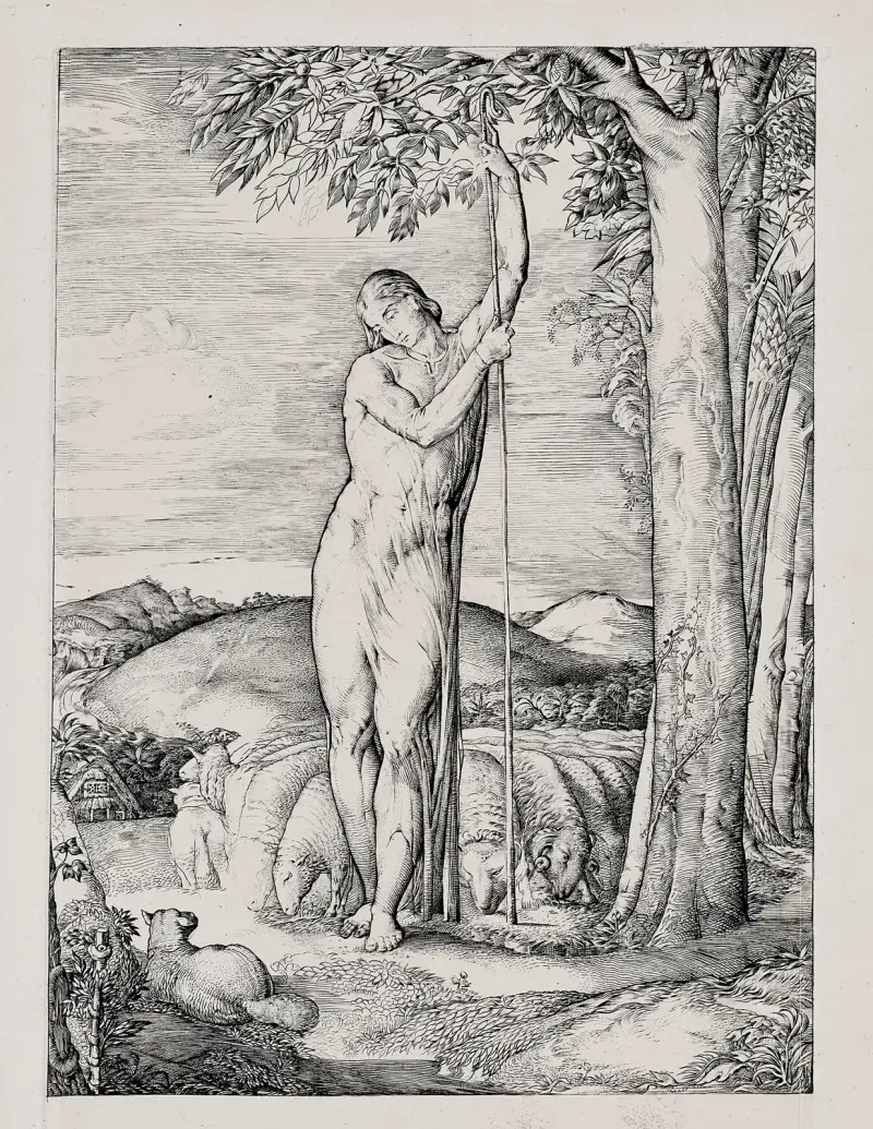 The Shepherd – Christ the Good Shepherd av George Richmond