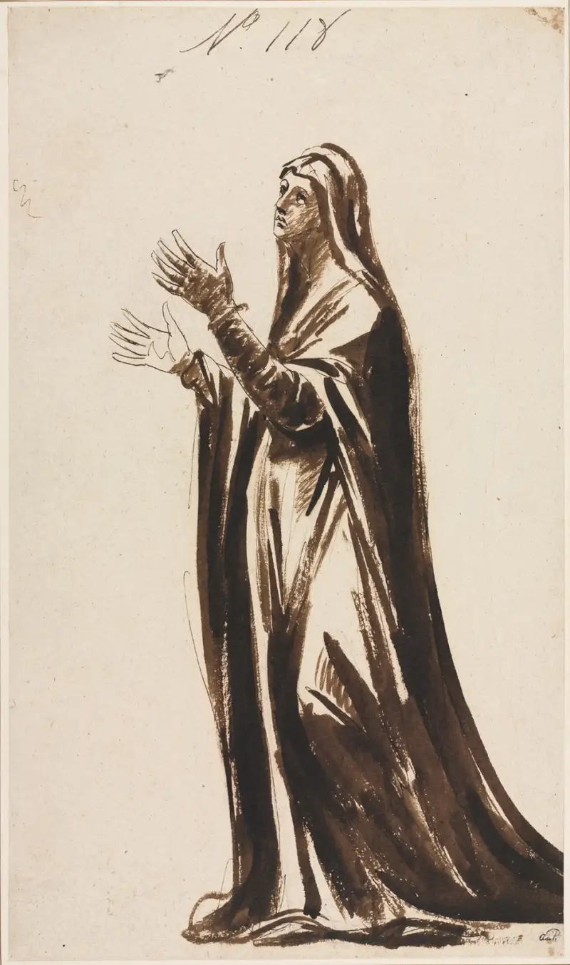 Mater Dolorosa (Mourning Mother) von George Romney