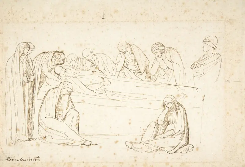 Mourning Figures von George Romney