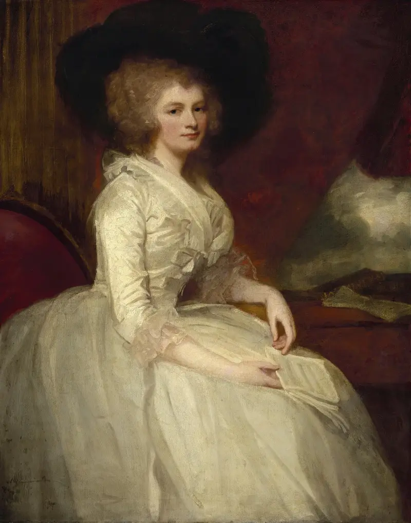Mrs. Alexander Blair av George Romney