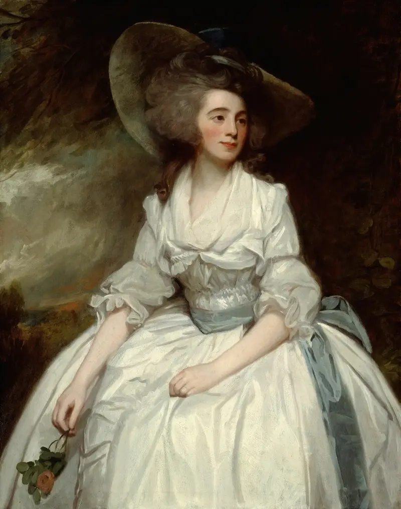 Mrs. Francis Russell av George Romney