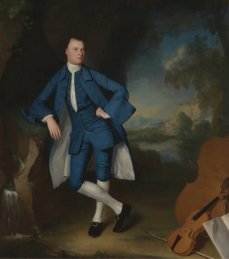 Porträtt av en man av George Romney