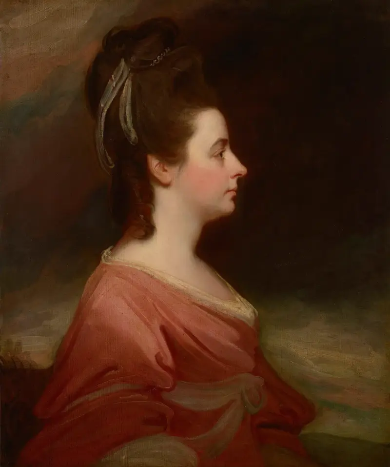 Porträtt av Harriet Blanchard av George Romney