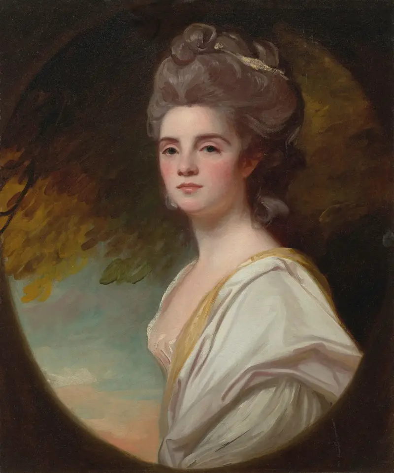 Porträtt av miss Williams av George Romney