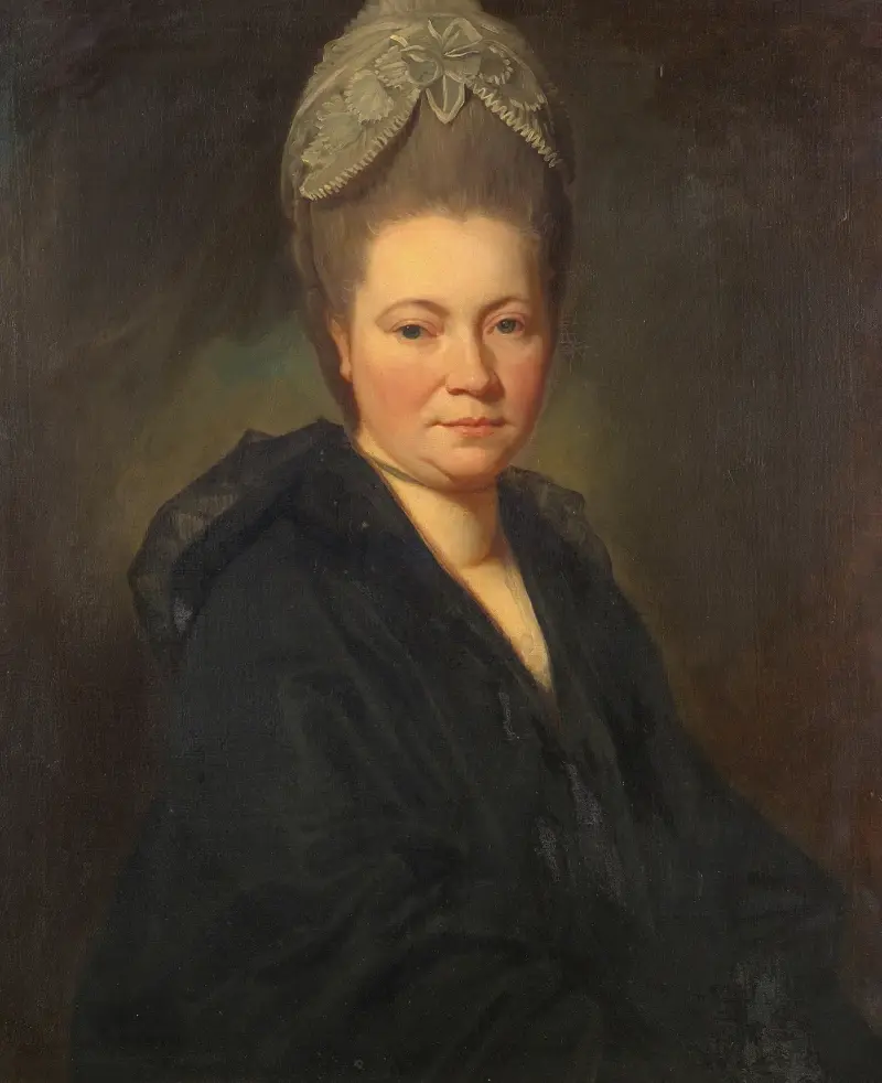 Portrait Of Mrs. Marie-Jean Gomm av George Romney