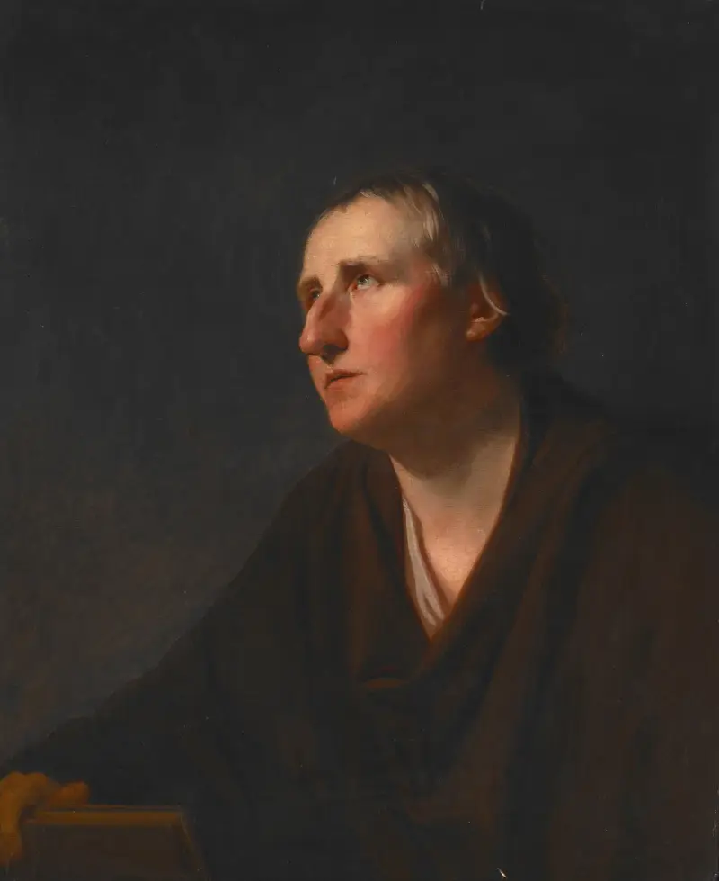 Portrait of Rev. Richard Stables av George Romney