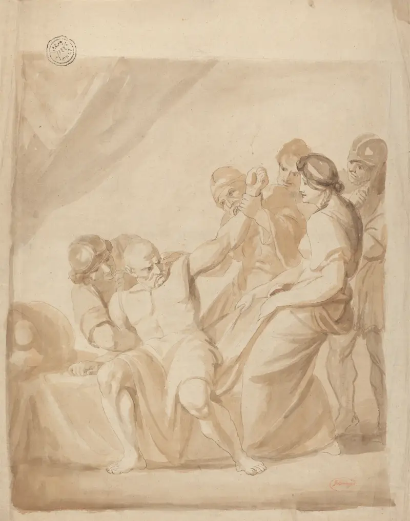 Samson Overpowered av George Romney