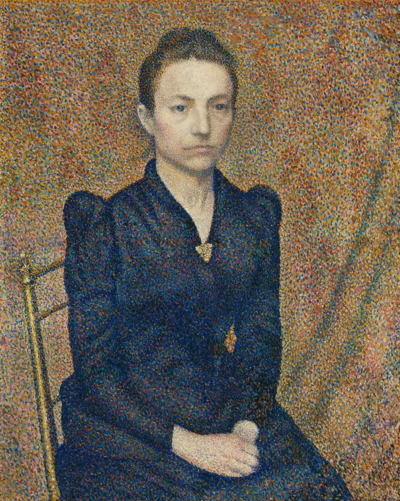 Portrait of the Artist’s Sister av Georges Lemmen