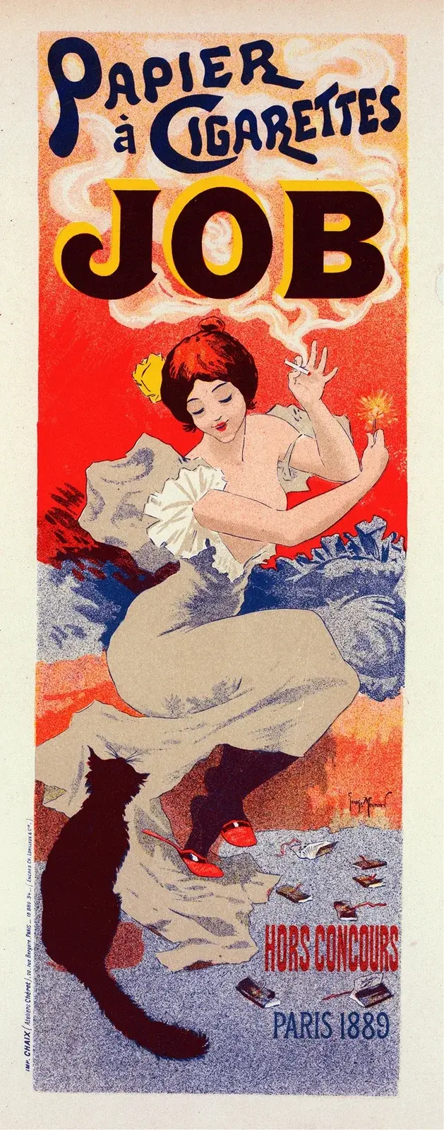Papier À Cigarettes Job av Georges Meunier
